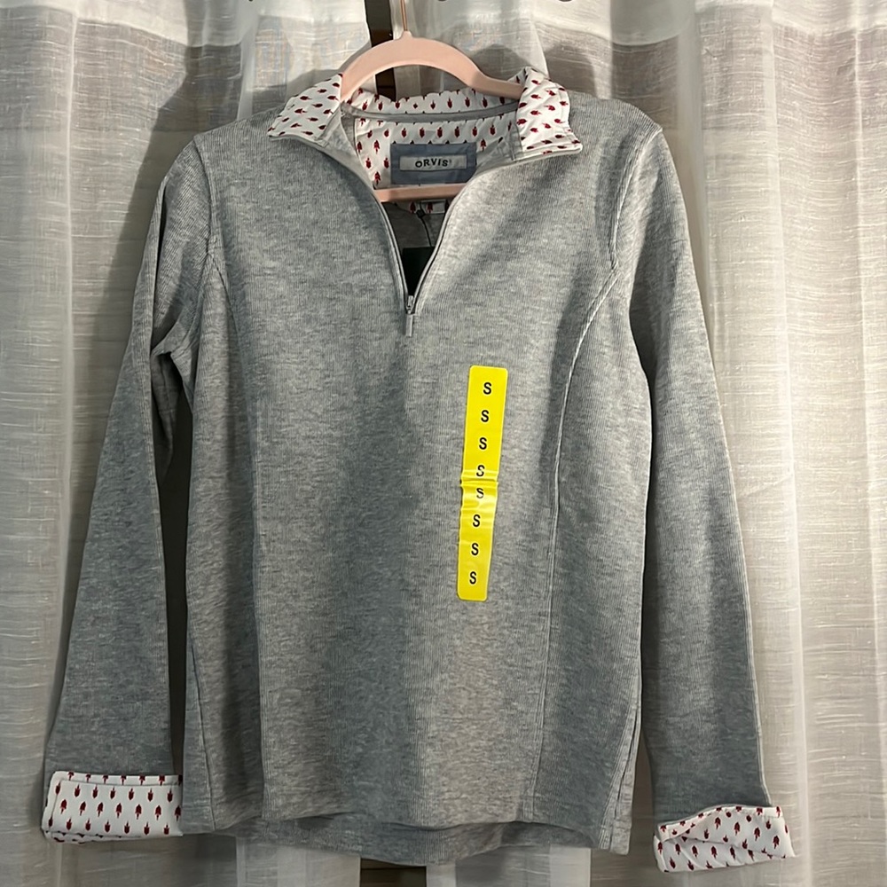 Grey Quarter zip